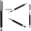 Compatibile Penna a inchiostro con funzione pennino capacitivo. Colore black/silver. PECAPINKB1