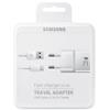 Samsung caricabatterie da rete (15W) USB Type-C  Cable Fast Charger, white, EPTA20EWECGWW Output current: 1.670/2.000mA Output voltage: 9V / 1,67 A or 5 V / 2 A  