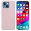 Compatibile Custodia Apple iPhone 13 Mini. LS Soft Touch Colore pink. struttura multi-strato, in policarbonato flessibile, rivestite internamente in microfibra, ed esternamente in liquid silicone LS1953P