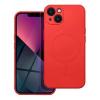 Compatibile Custodia Apple iPhone 13. LSMAG Soft Touch con magnete ricarica wireless, Colore red. struttura multi-strato, in policarbonato flessibile, rivestite internamente in microfibra, ed esternamente in liquid silicone LSMAG1954R
