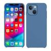Compatibile Custodia Apple iPhone 14 6.1". LS Soft Touch Colore blue. struttura multi-strato, in policarbonato flessibile, rivestite internamente in microfibra, ed esternamente in liquid silicone LS2020BL