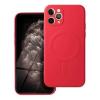 Compatibile Custodia Apple iPhone 11 Pro 5.8. LSMAG Soft Touch con magnete ricarica wireless, Colore red. struttura multi-strato, in policarbonato flessibile, rivestite internamente in microfibra, ed esternamente in liquid silicone LSMAG1804R