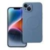 Compatibile Custodia Apple iPhone 14 6.1". LSMAG Soft Touch con magnete ricarica wireless, Colore blue. struttura multi-strato, in policarbonato flessibile, rivestite internamente in microfibra, ed esternamente in liquid silicone LSMAG2020BC