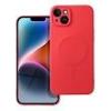 Compatibile Custodia Apple iPhone 14 6.1". LSMAG Soft Touch con magnete ricarica wireless, Colore red. struttura multi-strato, in policarbonato flessibile, rivestite internamente in microfibra, ed esternamente in liquid silicone LSMAG2020R