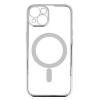 Compatibile Custodia Apple iPhone 13 Mini. Magnet 3 in silicone con magnete ricarica wireless. Colore trasparente. MAG3-1953T
